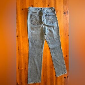 Not Your Daughters Women's Jeans Size 12 with Embellished Pockets